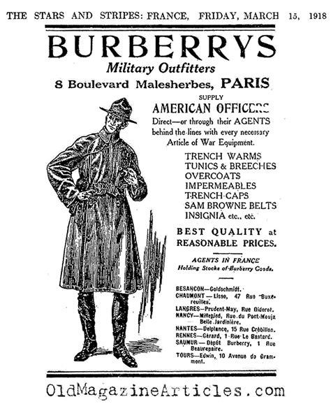 brief history of burberry|the original burberry.